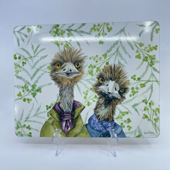 helen ansley brush tucker cork backed placemat set of 6 featuring australian wil - Picture 5 of 8